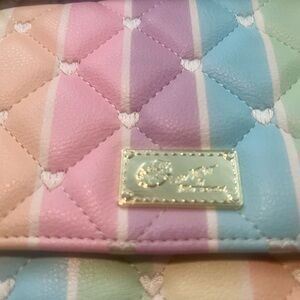 Betsey Johnson Pastel Quilted Shoulder Bag
